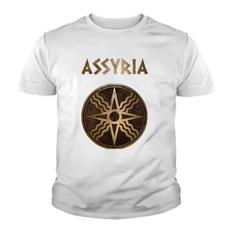 Assyria Symbol Of Shamath The Ancient Sun God Youth T-shirt | Mazezy