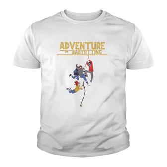 Babysitter Nanny Adventure Babysitting Journey Youth T-shirt - Thegiftio UK