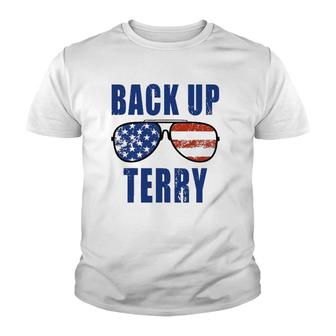 Back Up Terry Put It In Reverse 4Th Of July Sunglasses Funny Youth T-shirt | Mazezy