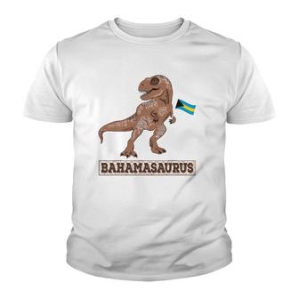 Bahamasrex Bahamian Flag Pride Nassau Vacation Souvenir Youth T-shirt - Thegiftio UK