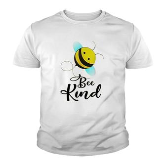 Bee Kind Bumble Bee Youth T-shirt | Mazezy