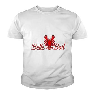 Belle Of The Boil Seafood Crawfish Youth T-shirt | Mazezy