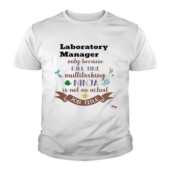 Best Laboratory Manager Youth T-shirt | Mazezy