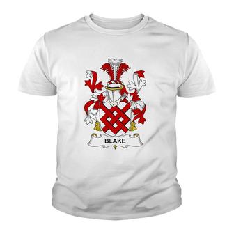 Blake Coat Of Arms - Family Crest Youth T-shirt | Mazezy