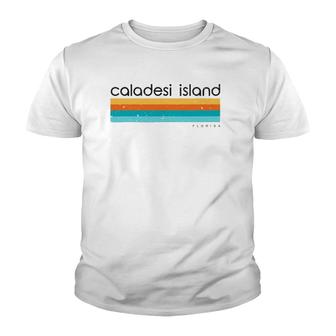 Caladesi Island Florida Fl Vintage Design Youth T-shirt | Mazezy