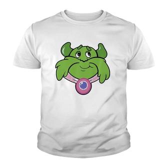 Candy Land Halloween Plumpy Big Face Premium Youth T-shirt | Mazezy