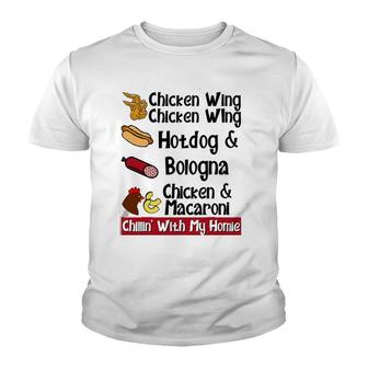 Chicken Wing Chicken Wing Hotdog & Bologna Youth T-shirt - Thegiftio UK
