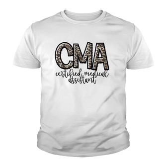 Cma Certified Medical Assistant Cute Nurse Gift Youth T-shirt | Mazezy