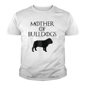 Cute & Unique Black Mother Of Bulldogs E010600 Ver2 Youth T-shirt | Mazezy