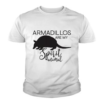 Cute Funny Unique Armadillo Lover Gift Youth T-shirt | Mazezy