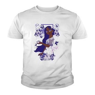 Encanto Isabella Dreamy Floral Portrait Youth T-shirt | Mazezy AU