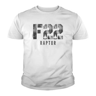 F 22 Raptor American Fighter Jet Youth T-shirt | Mazezy