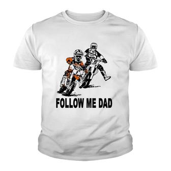Father & Son Motocross Dirt Bike Kids Mx Youth T-shirt | Mazezy