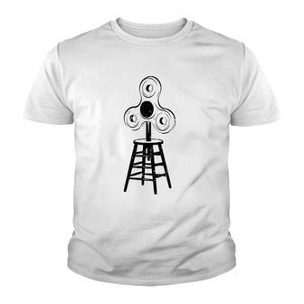 Fidget Sitter Weird Dada Duchamp Art Dreamer Readymade Youth T-shirt | Mazezy