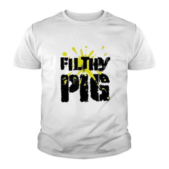 Filthy Pig Funny Ink Watersport Youth T-shirt | Mazezy