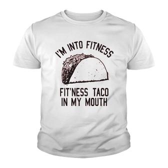 Fitness Taco Gym Youth T-shirt - Thegiftio UK
