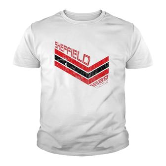 Football Is Everything - Sheffield 80S Retro Youth T-shirt | Mazezy