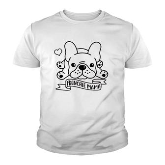 Frenchie Mama Cute French Bulldog Youth T-shirt | Mazezy DE