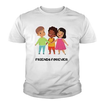 Friends Forever Matching Best Friends Forever Youth T-shirt | Mazezy