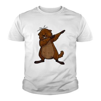 Funny Groundhog Day Funny Dabbing Groundhog Youth T-shirt | Mazezy