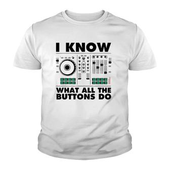 Funny Music Engineer Gift Cute Dj Sound Technician Men Women Youth T-shirt | Mazezy