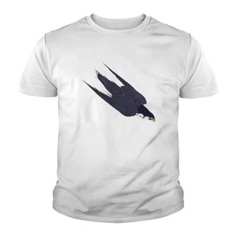 Funny Peregrine Falcon Bird Lover Youth T-shirt | Mazezy