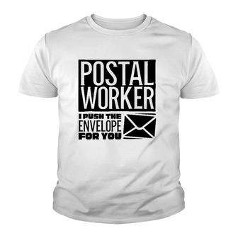 Funny Postal Worker Gift For Men Women Mailman Post Office Youth T-shirt | Mazezy