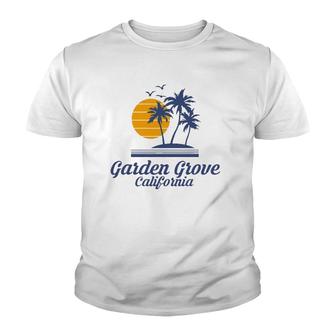 Garden Grove California Ca Beach City State Tourist Souvenir Youth T-shirt | Mazezy