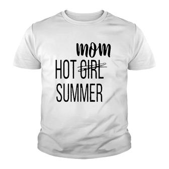 Girl Mother Vacation Beach Summer Hot Trip Mom Summer Youth T-shirt | Mazezy