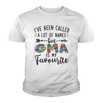Gma Is My Favourite Name Youth T-shirt | Mazezy