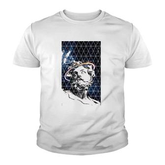Greek Galaxy God Zeus God Of Thunder Greek Ancient Mythology Youth T-shirt | Mazezy
