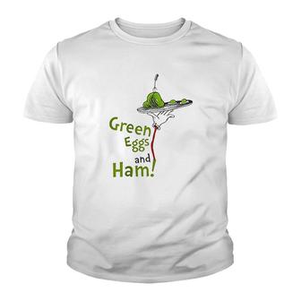 Green Eggs And Ham Youth T-shirt | Mazezy
