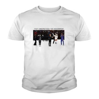 Halftime Show They Understood The Assignment Youth T-shirt | Mazezy