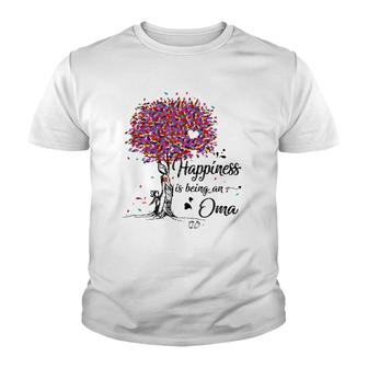 Happiness Is Being An Omacute Mother's Day Gifts Youth T-shirt | Mazezy
