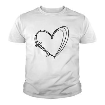 Happy Mother’S Day Glammy Heart Love Cute Youth T-shirt | Mazezy