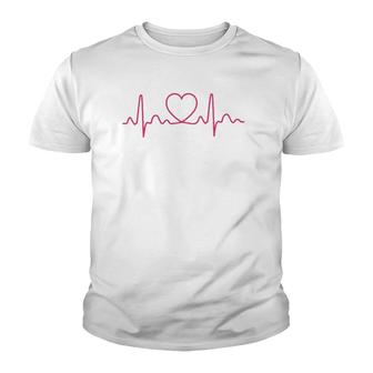 Heartbeat Ekg Doctor Nurse Medical Youth T-shirt | Mazezy