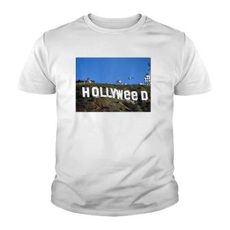 Hollyweed Los Angeles California Youth T-shirt | Mazezy