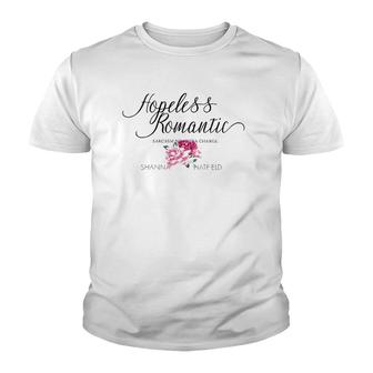 Hopeless Romantic Sarcasm No Extra Charge Youth T-shirt | Mazezy