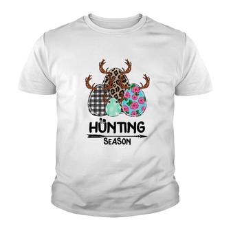 Hunting Season Easter Eggs V2 Youth T-shirt - Thegiftio UK