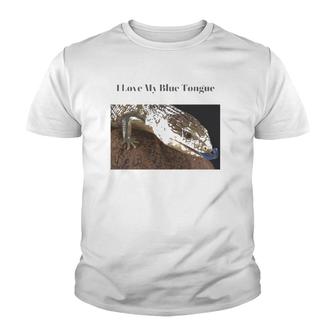 I Love My Blue Tongue Skink Youth T-shirt | Mazezy