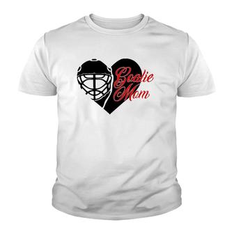 Ice Hockey Goalie Mom Mother's Day Present Best Motiv Mum Youth T-shirt | Mazezy DE