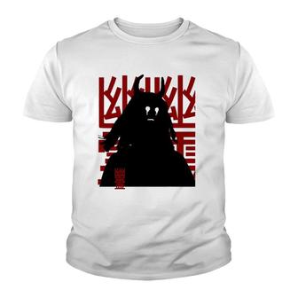 Japanese Sad Crying Demon Yurei Harajuku Kanji Graphic Tee Youth T-shirt | Mazezy