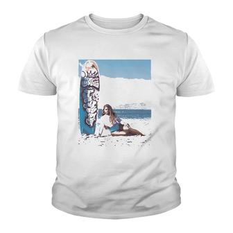 June Jambalaya Surfboard Beach Gift Youth T-shirt | Mazezy