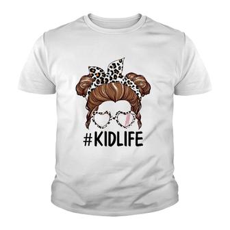 Kids Kidlife Momlife Mama And Mini Mommy And Me Matching Outfit Youth T-shirt | Mazezy