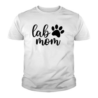 Lab Mom Labrador Retriever Puppy Lover Dog Lover Mothers Day Youth T-shirt - Thegiftio UK