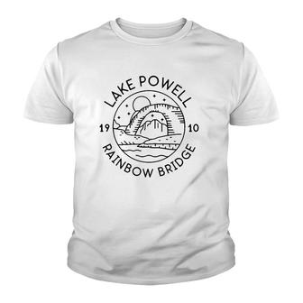 Lake Powell National Park 1910 Rainbow Bridge Monument Youth T-shirt | Mazezy