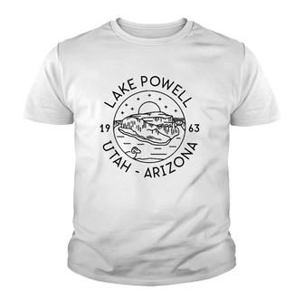 Lake Powell Reservoir 1963 Utah Arizona Youth T-shirt | Mazezy