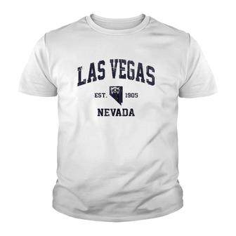 Las Vegas Nevada Nv Usa Vintage State Athletic Style Gift Zip Youth T-shirt | Mazezy