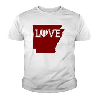 Love Baseball In Arkansas For Baseball Players Coaches Fans Youth T-shirt | Mazezy