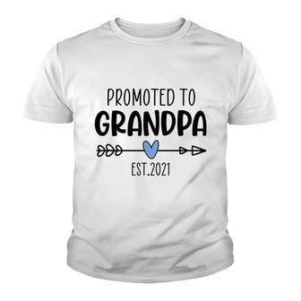Love Promoted To Grandpa 2021 Youth T-shirt - Thegiftio UK